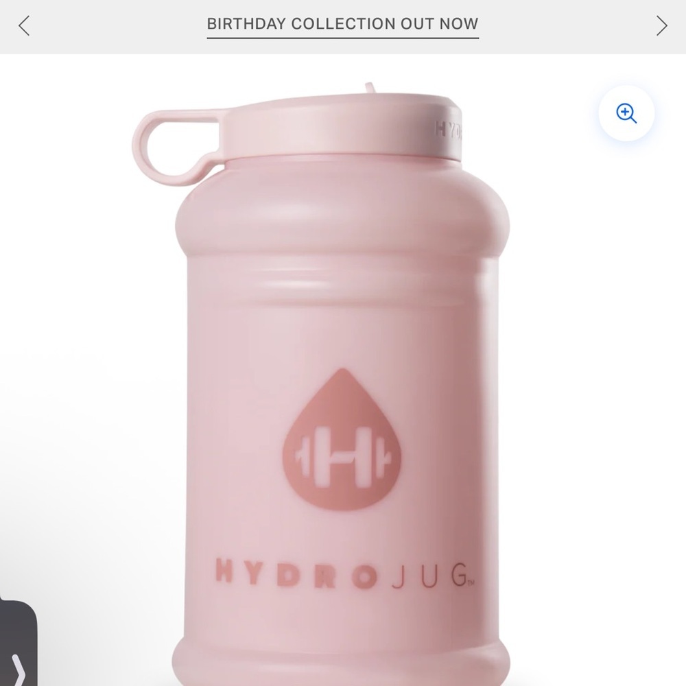 HydroJug Blush Pink Water Bottle